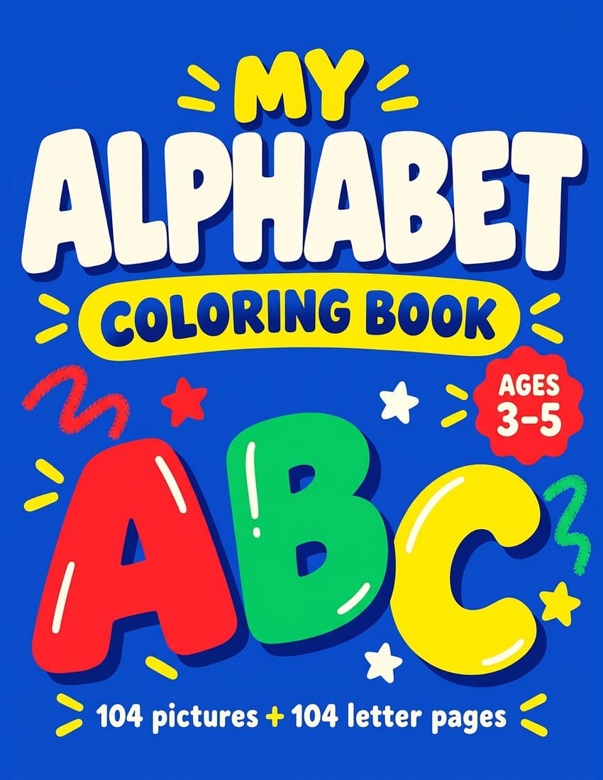 My Alphabet Coloring Book cover