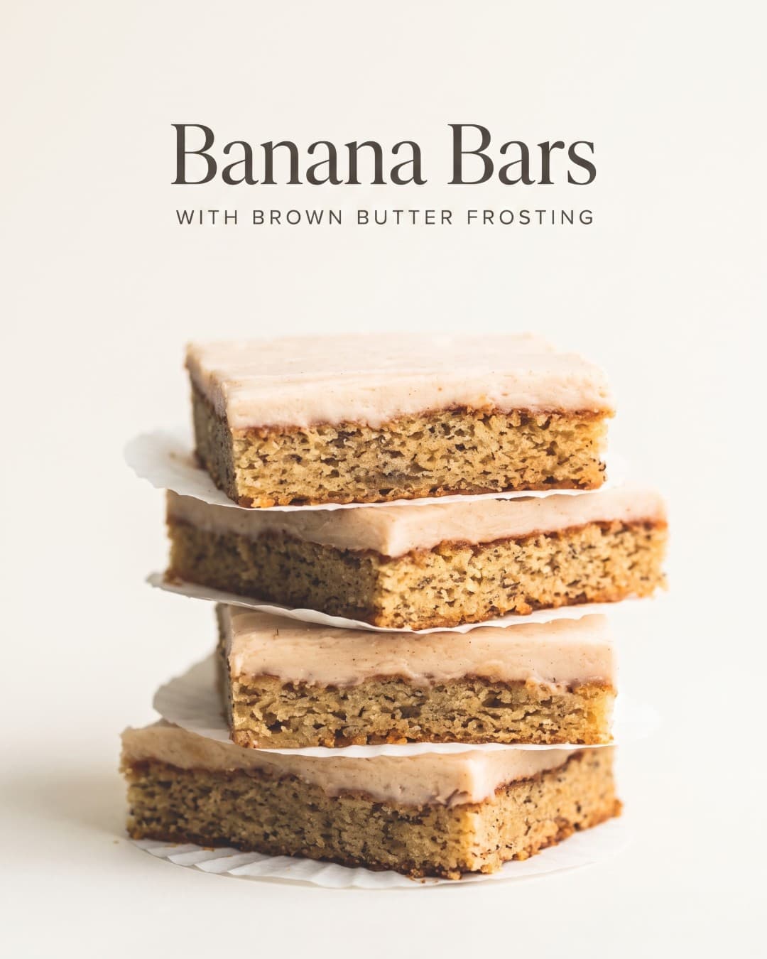 Banana Bars with Brown Butter Icing